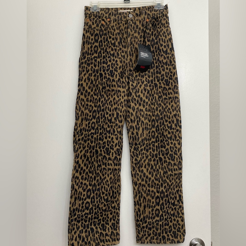 Cheetah Print Levi pants